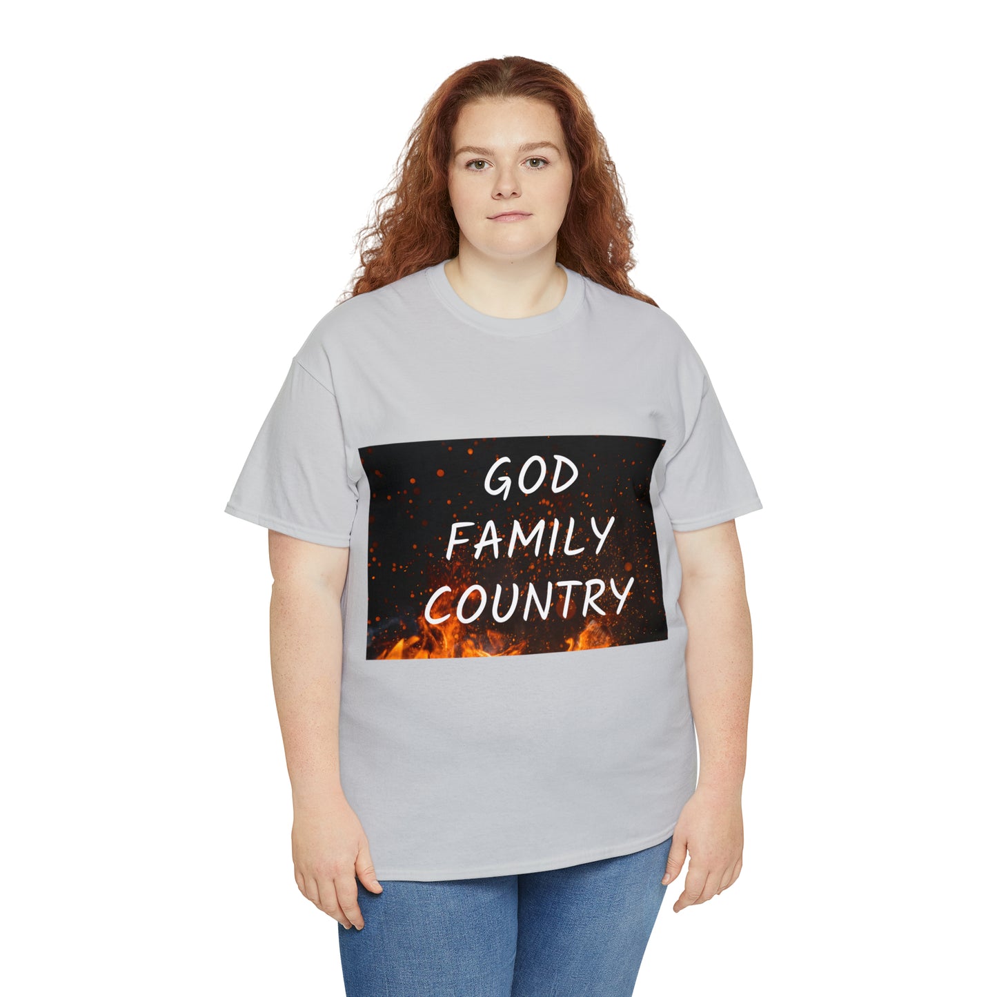 GOD, FAMILY, COUNTRY unisex t-shirt