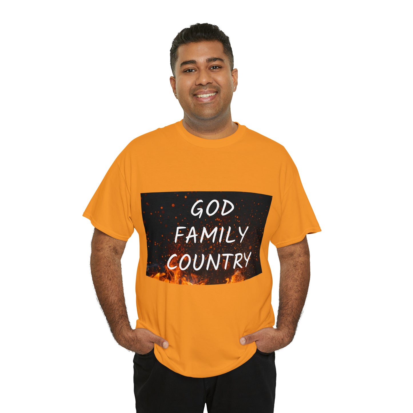 GOD, FAMILY, COUNTRY unisex t-shirt