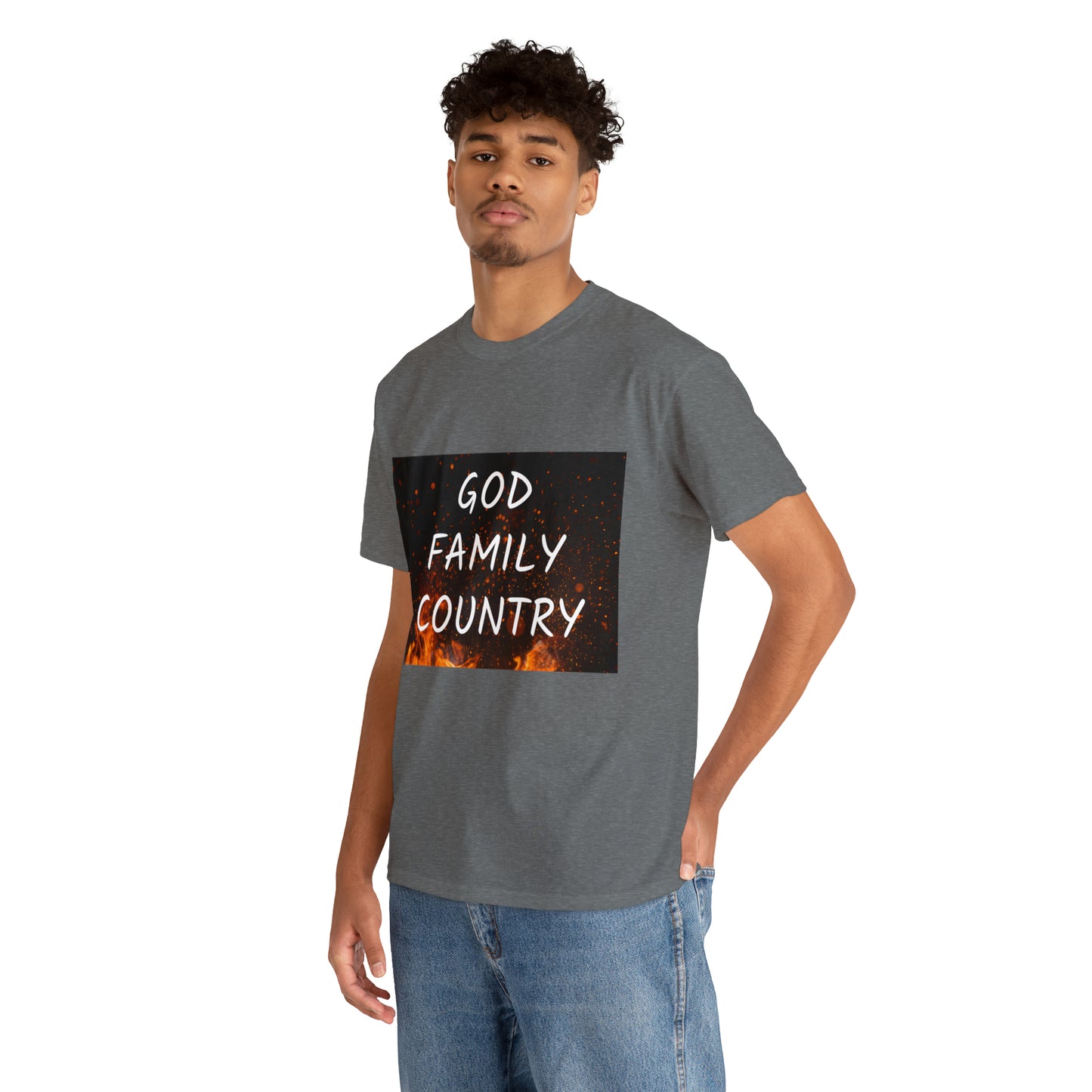 GOD, FAMILY, COUNTRY unisex t-shirt