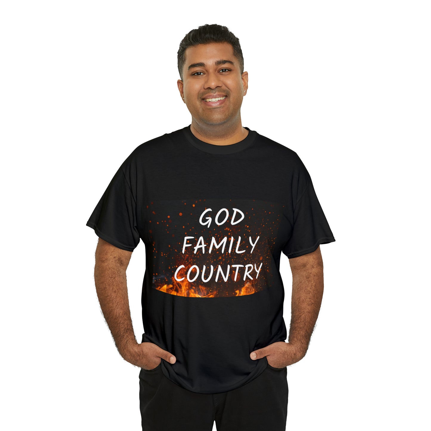 GOD, FAMILY, COUNTRY unisex t-shirt