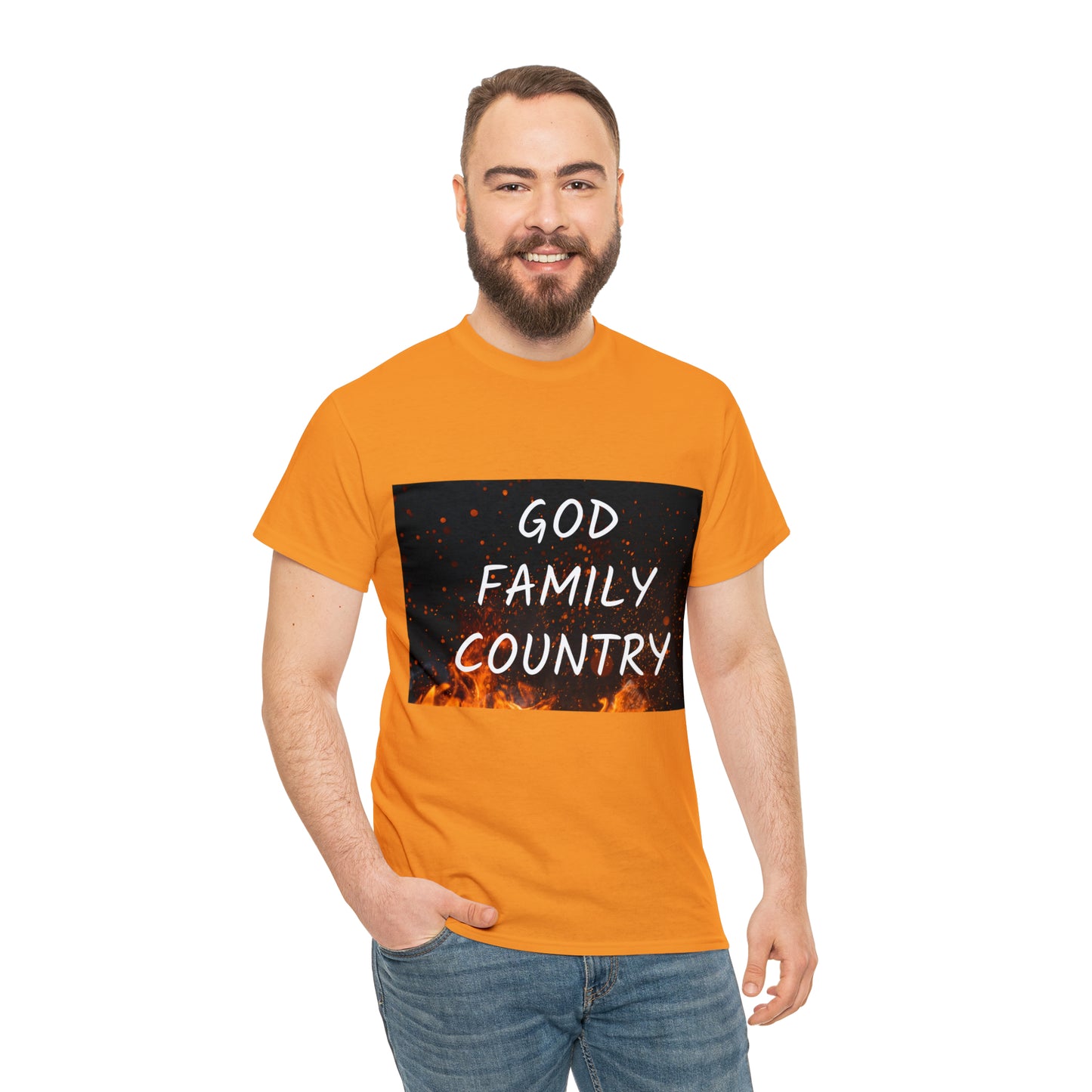 GOD, FAMILY, COUNTRY unisex t-shirt