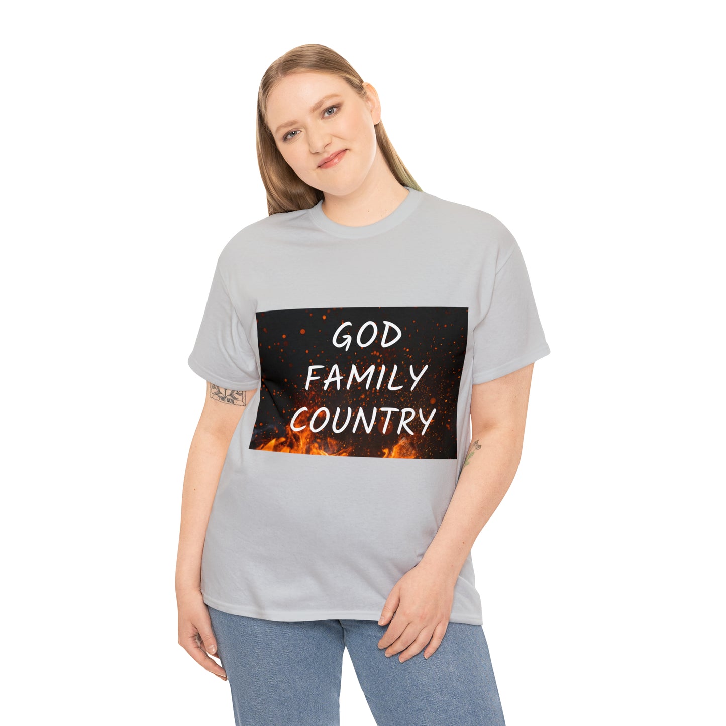 GOD, FAMILY, COUNTRY unisex t-shirt