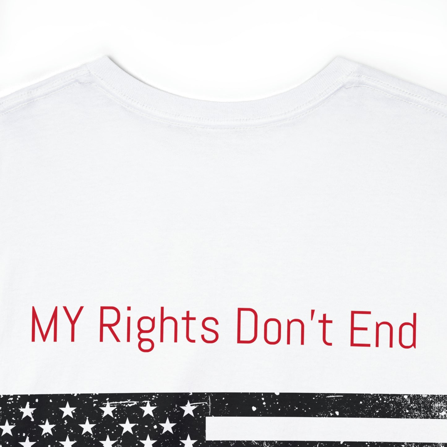 My Rights Don't End Where Your Feelings Begin Unisex Heavy Cotton Tee