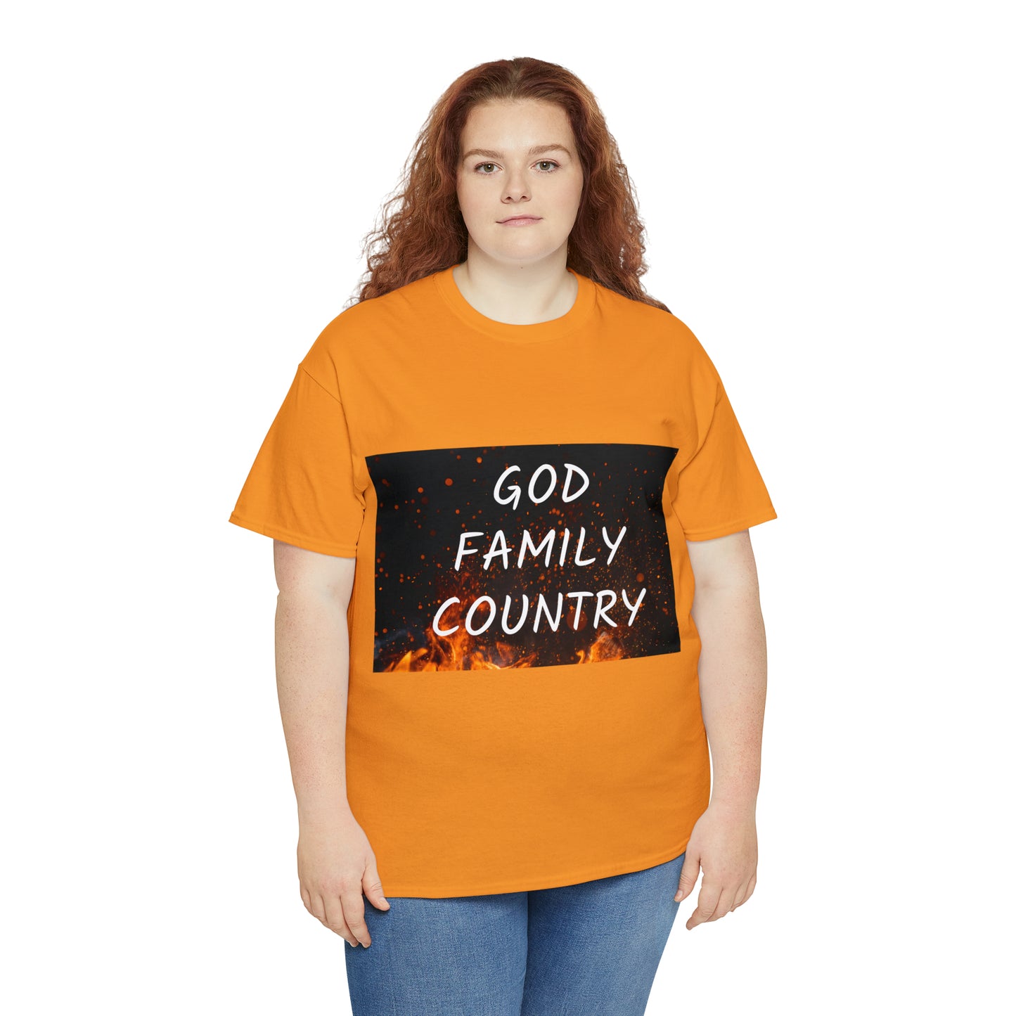 GOD, FAMILY, COUNTRY unisex t-shirt