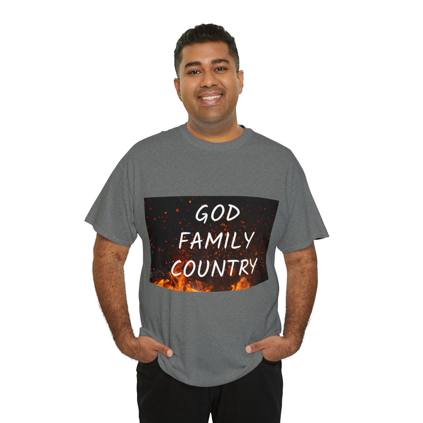 GOD, FAMILY, COUNTRY unisex t-shirt