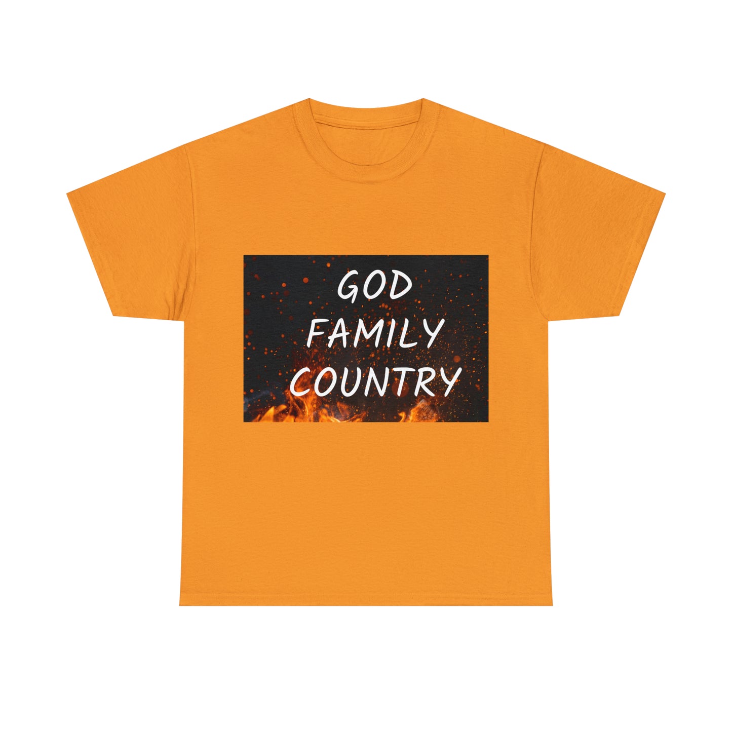 GOD, FAMILY, COUNTRY unisex t-shirt