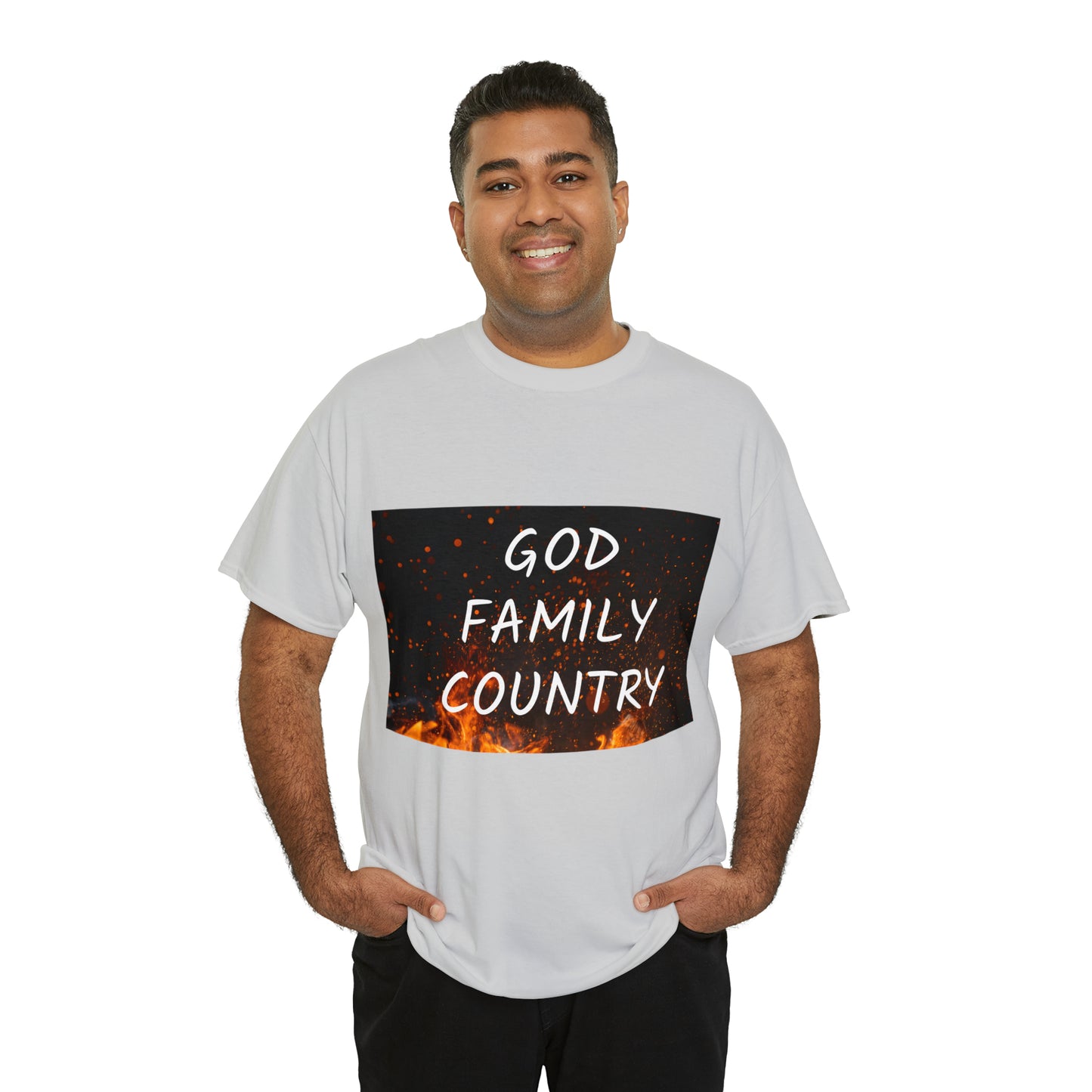 GOD, FAMILY, COUNTRY unisex t-shirt