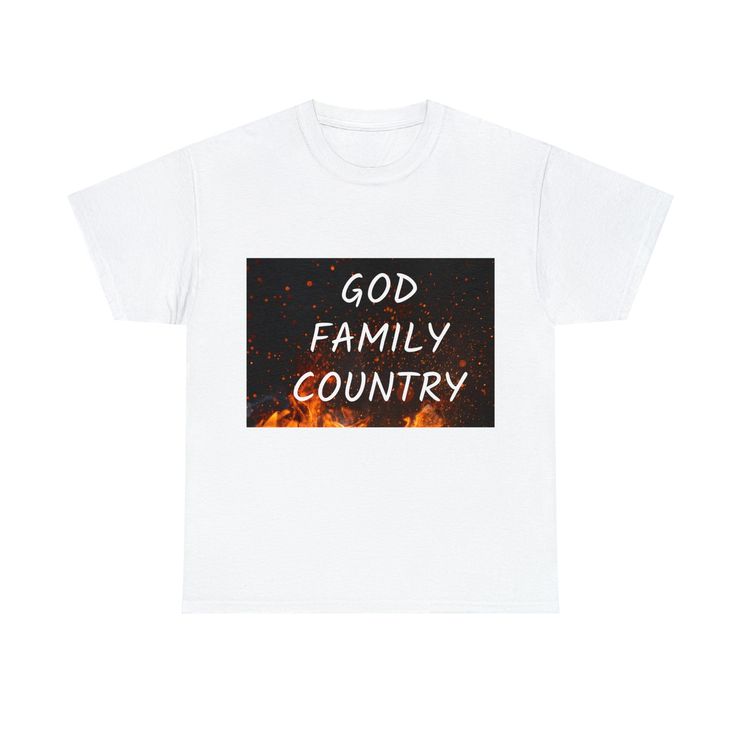 GOD, FAMILY, COUNTRY unisex t-shirt