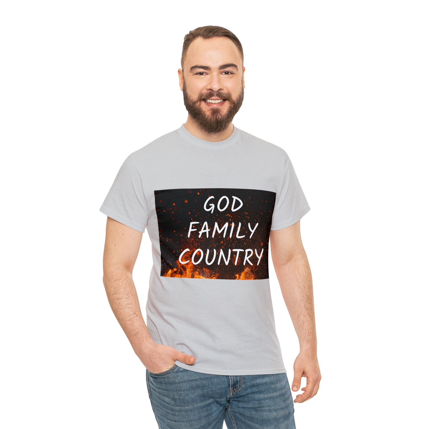 GOD, FAMILY, COUNTRY unisex t-shirt