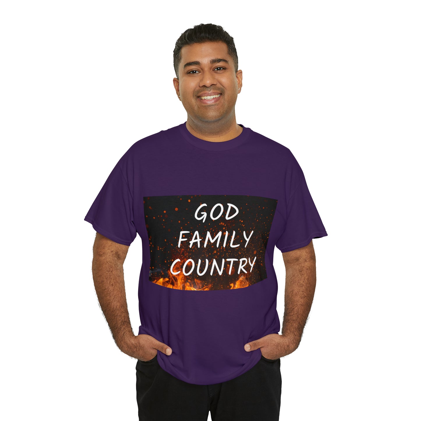 GOD, FAMILY, COUNTRY unisex t-shirt