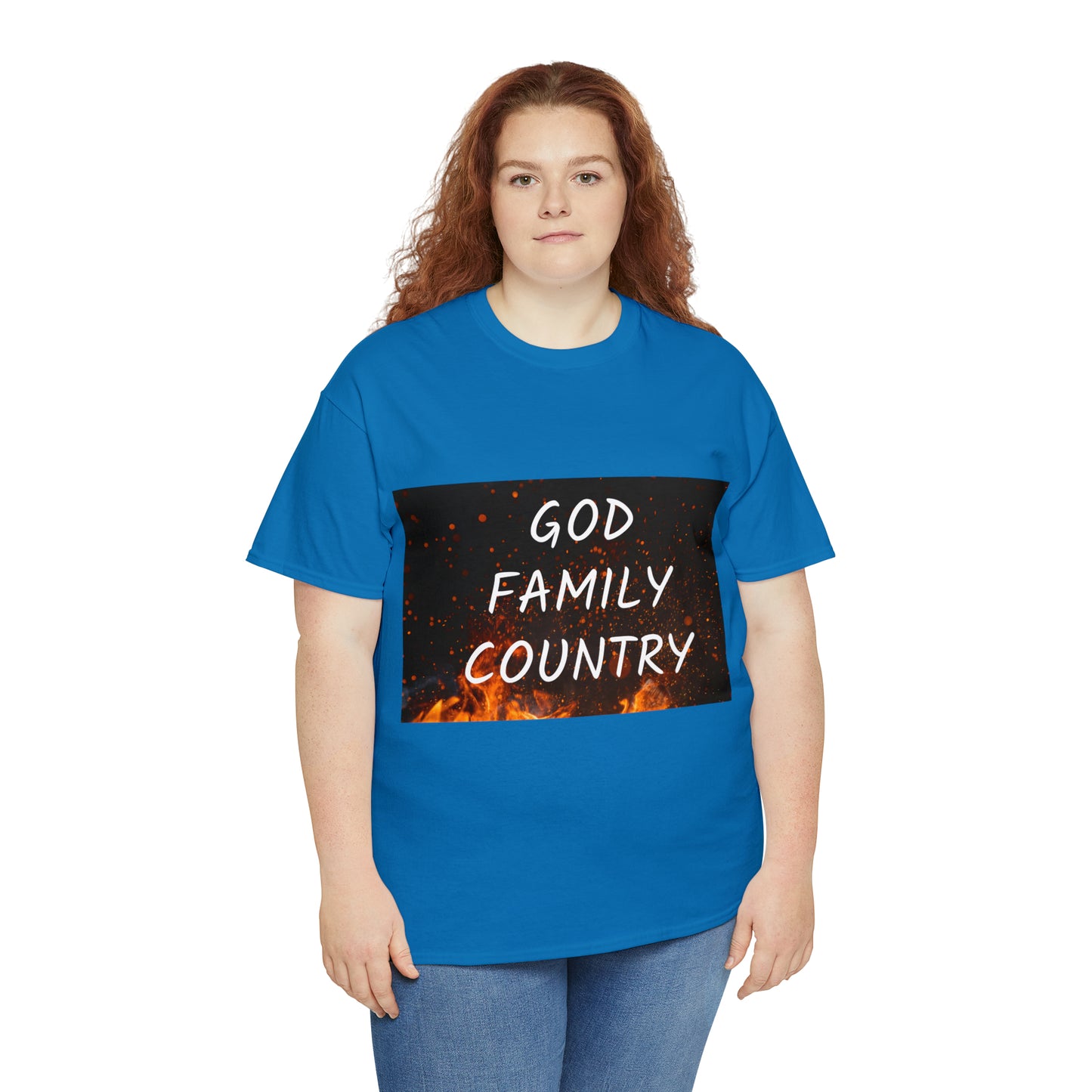 GOD, FAMILY, COUNTRY unisex t-shirt