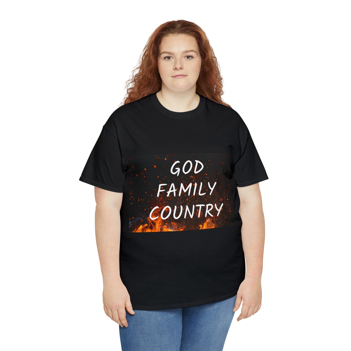 GOD, FAMILY, COUNTRY unisex t-shirt