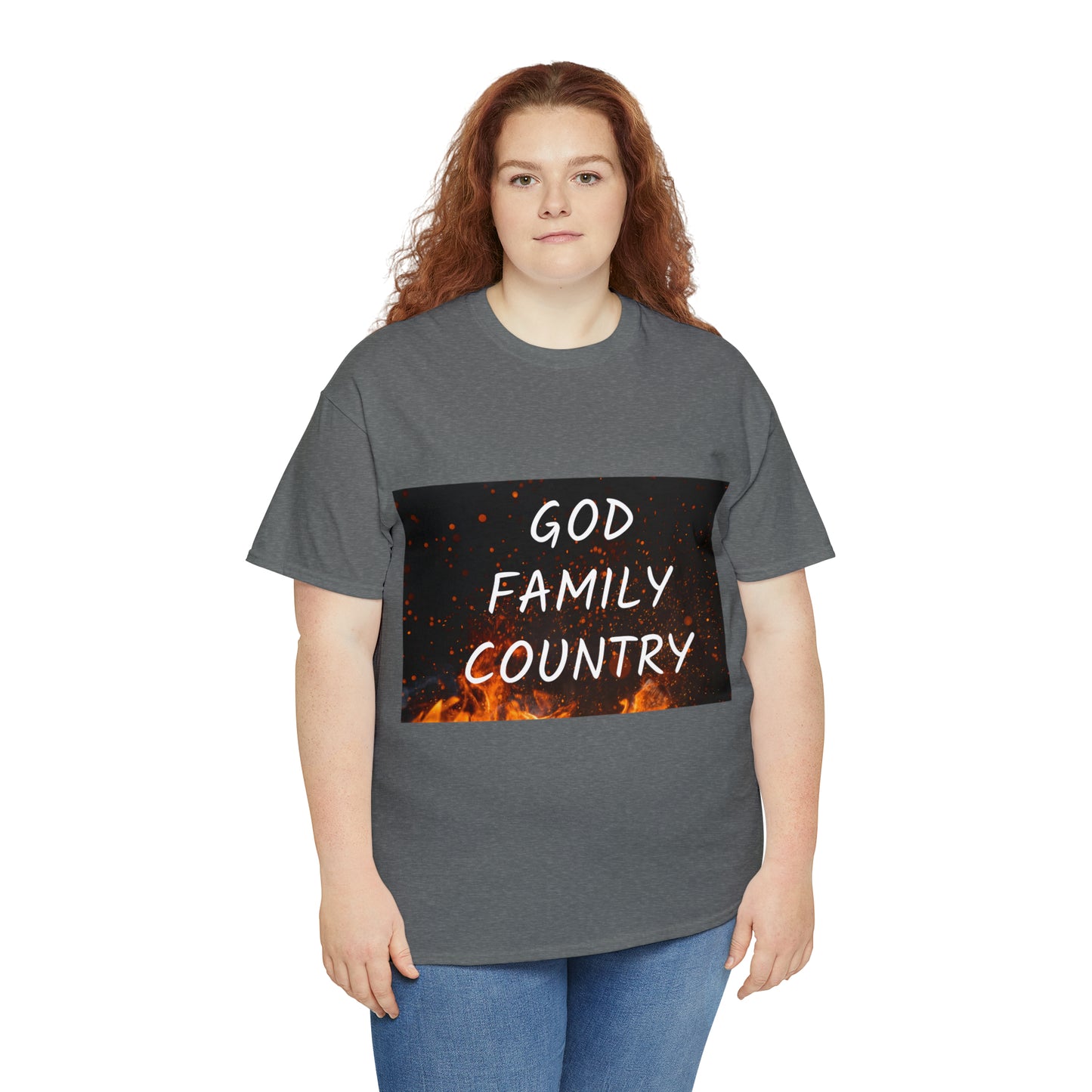 GOD, FAMILY, COUNTRY unisex t-shirt