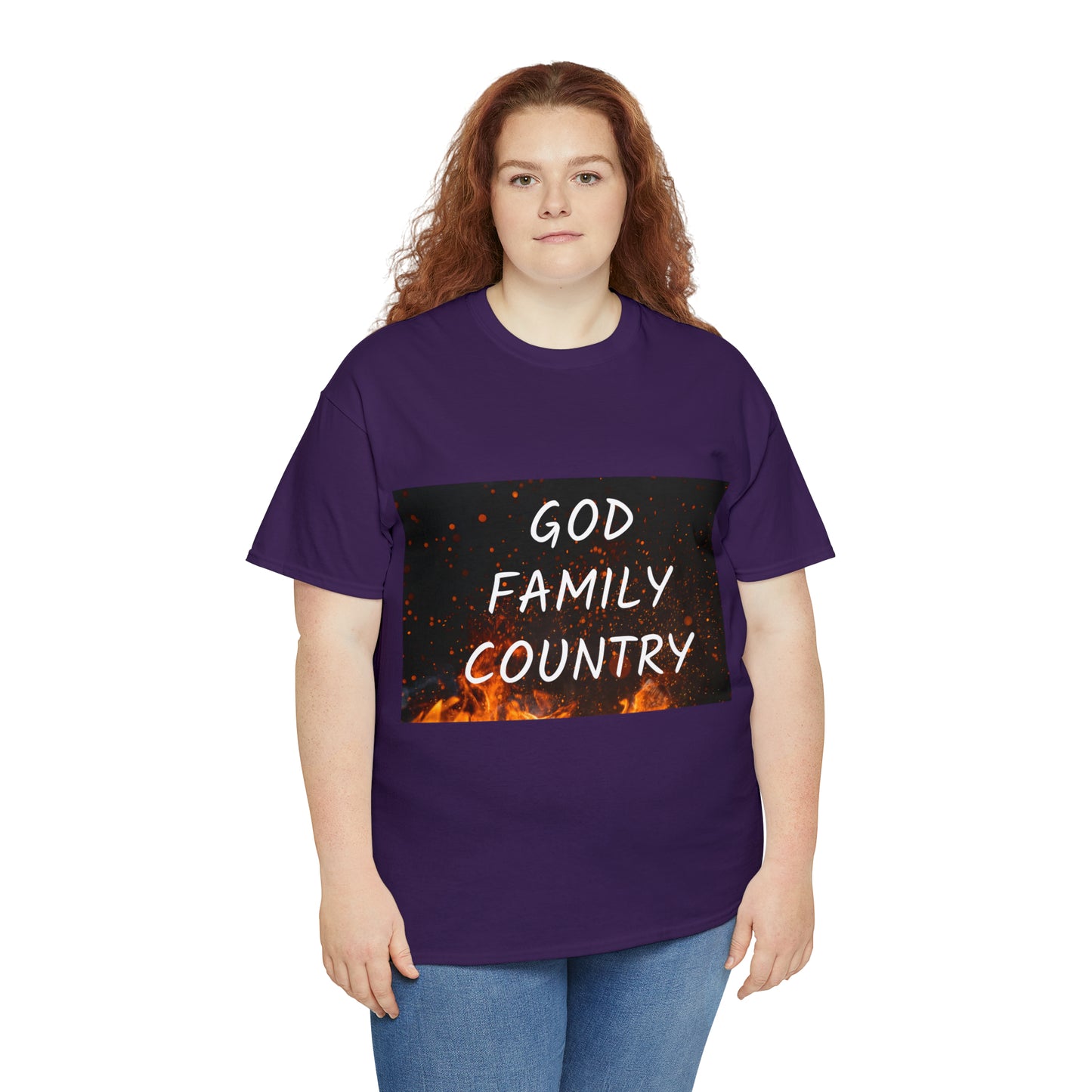 GOD, FAMILY, COUNTRY unisex t-shirt