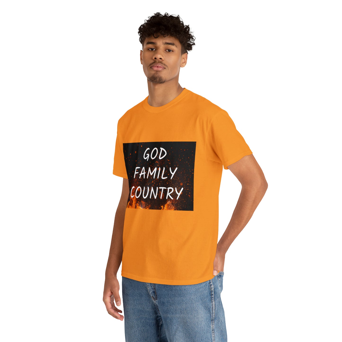 GOD, FAMILY, COUNTRY unisex t-shirt