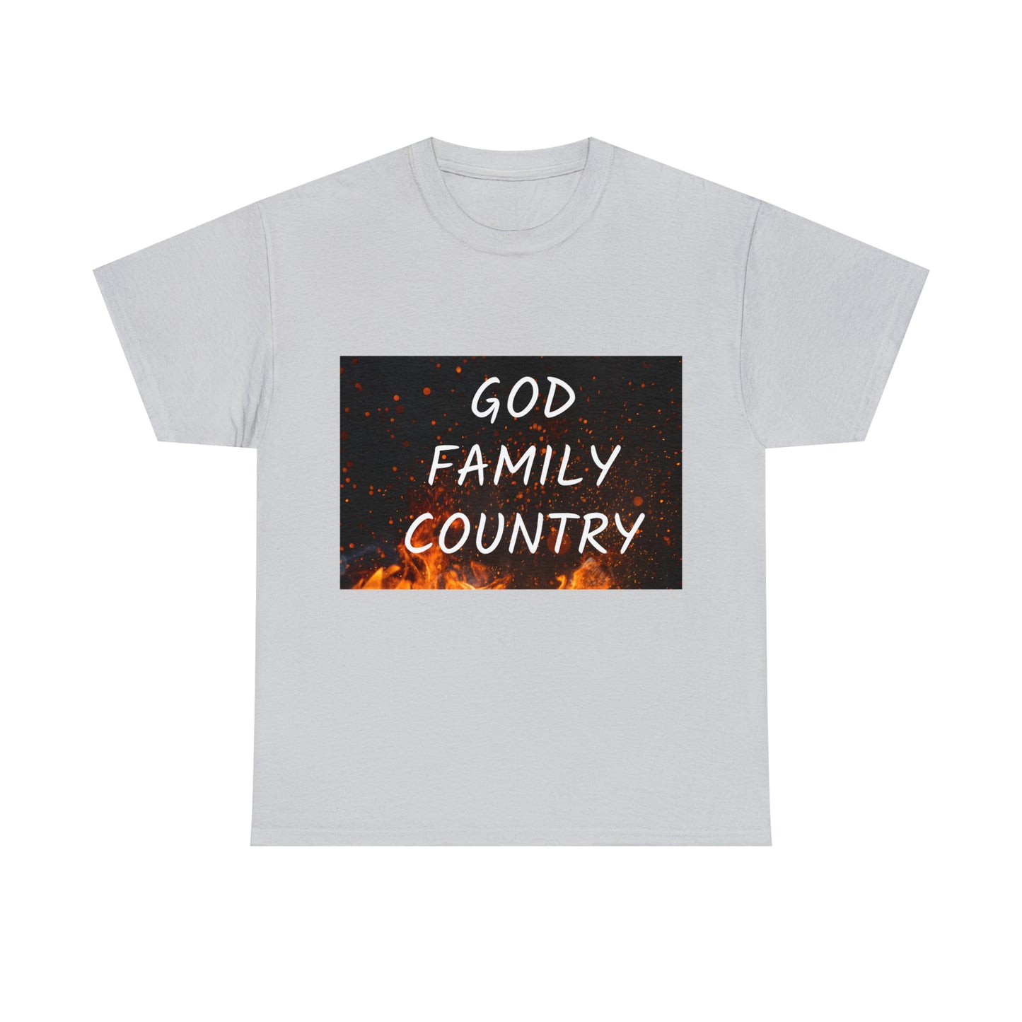 GOD, FAMILY, COUNTRY unisex t-shirt