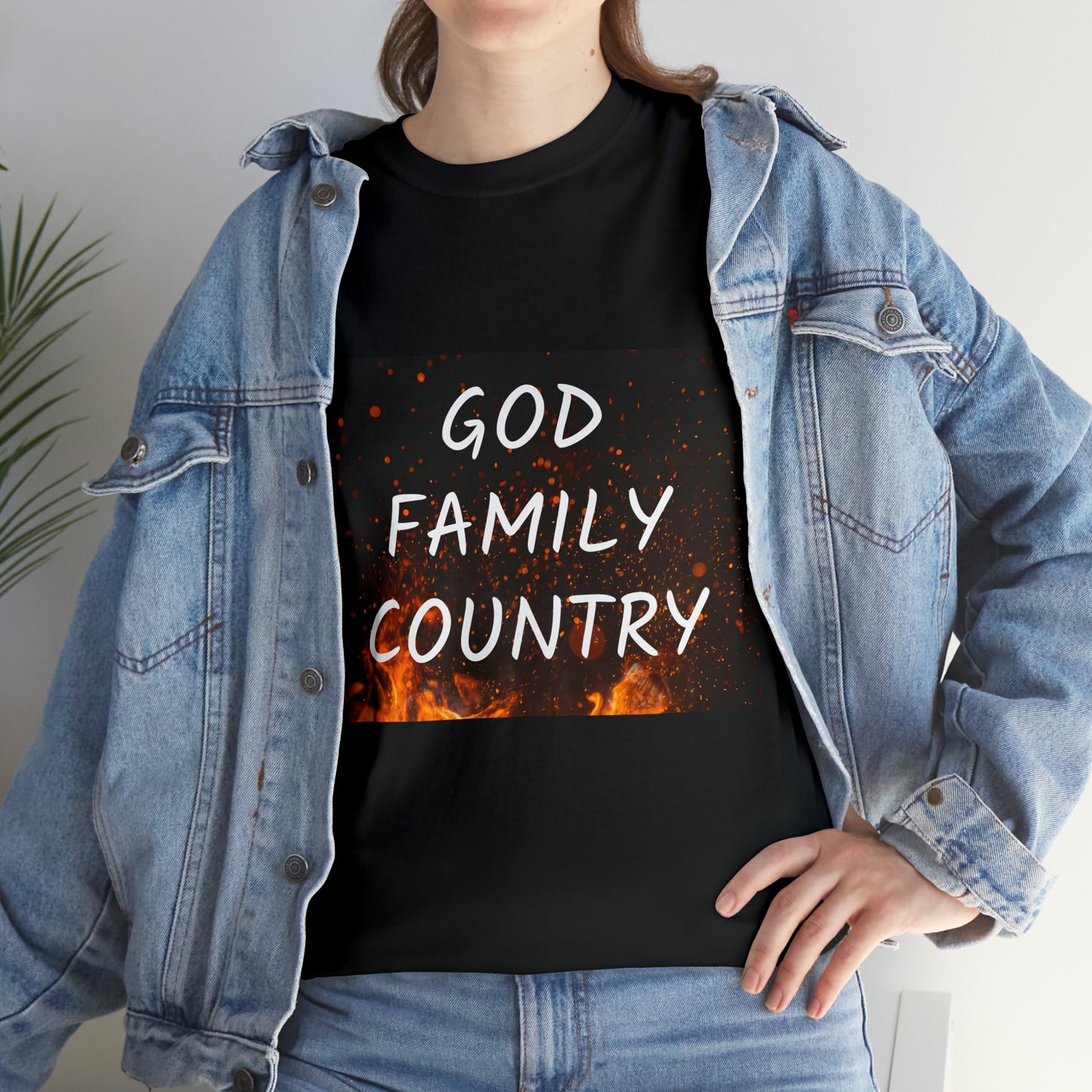 GOD, FAMILY, COUNTRY unisex t-shirt