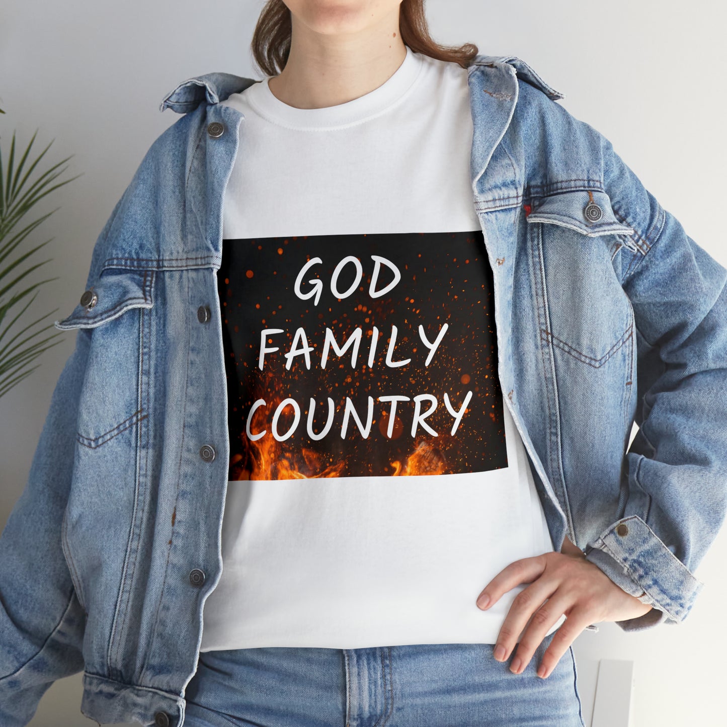 GOD, FAMILY, COUNTRY unisex t-shirt