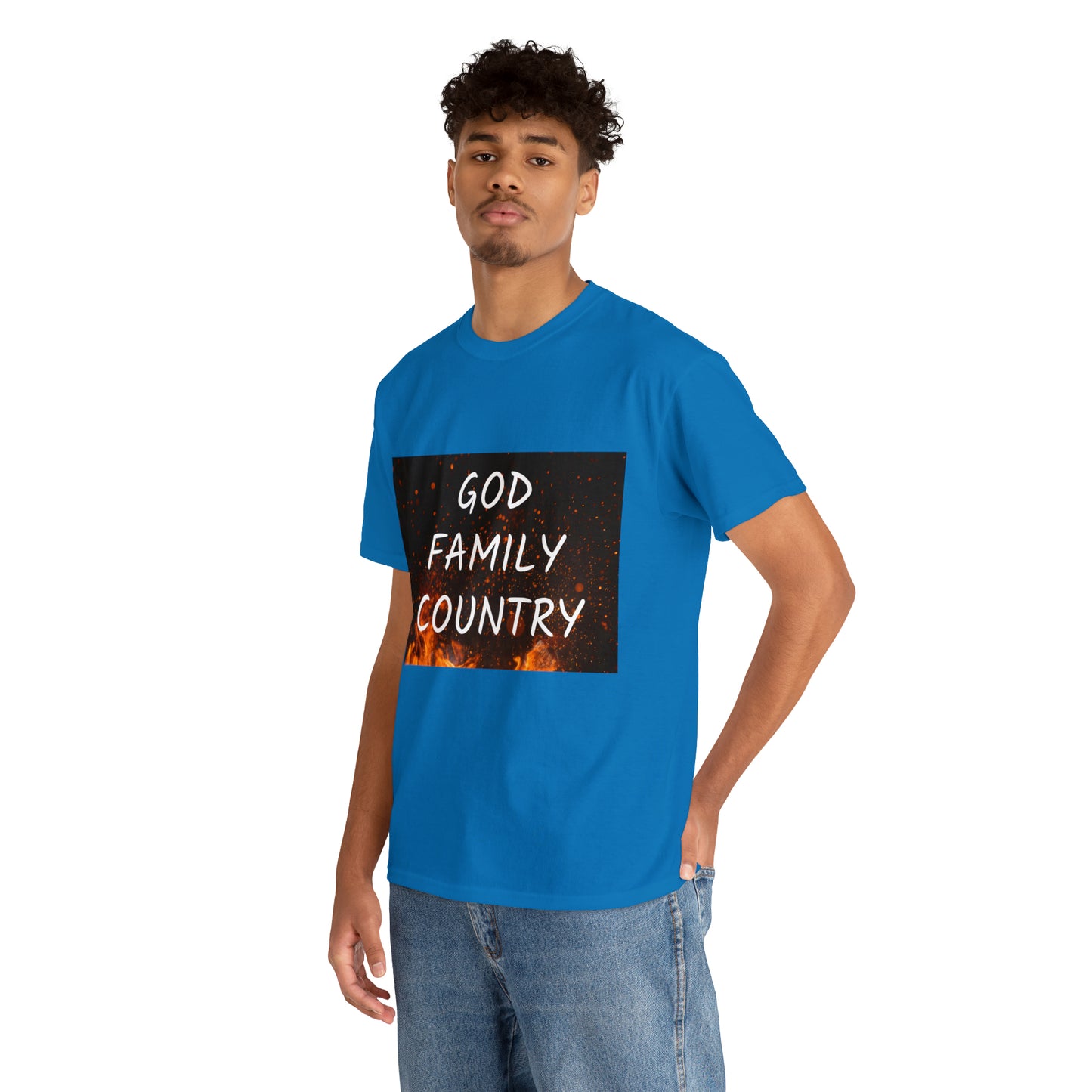 GOD, FAMILY, COUNTRY unisex t-shirt