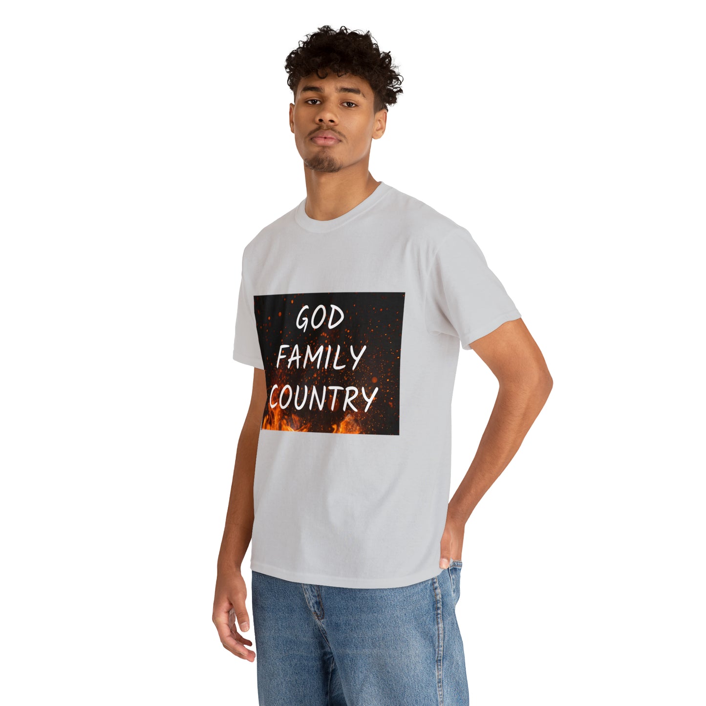 GOD, FAMILY, COUNTRY unisex t-shirt