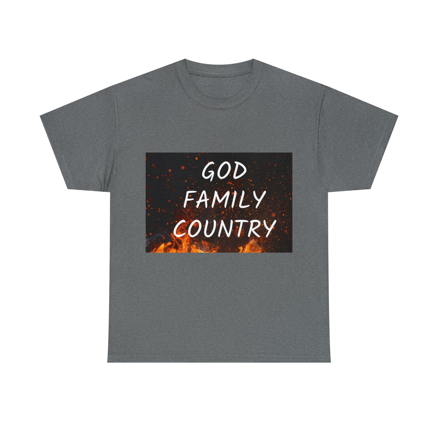 GOD, FAMILY, COUNTRY unisex t-shirt