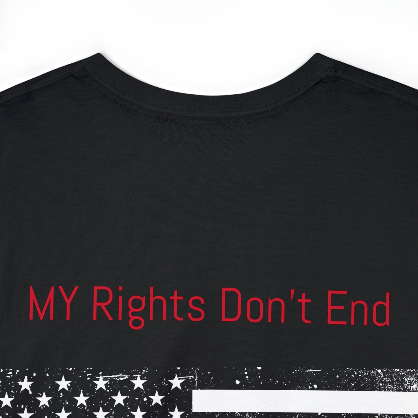 My Rights Don't End Where Your Feelings Begin Unisex Heavy Cotton Tee