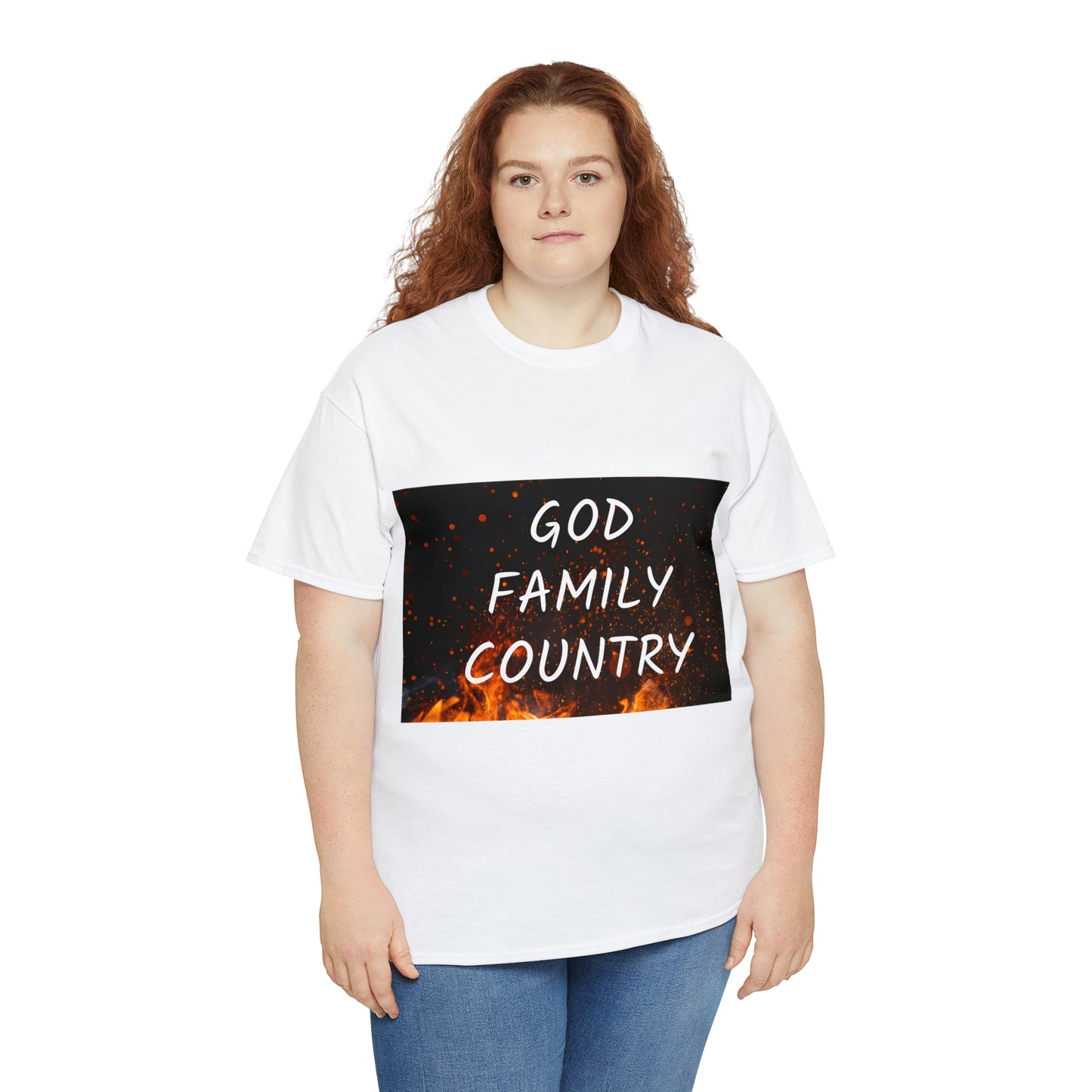 GOD, FAMILY, COUNTRY unisex t-shirt