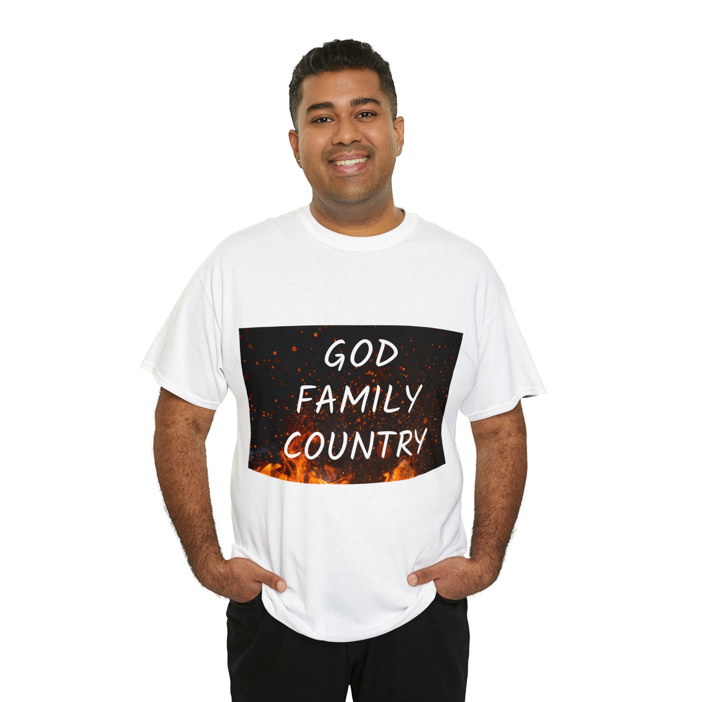 GOD, FAMILY, COUNTRY unisex t-shirt