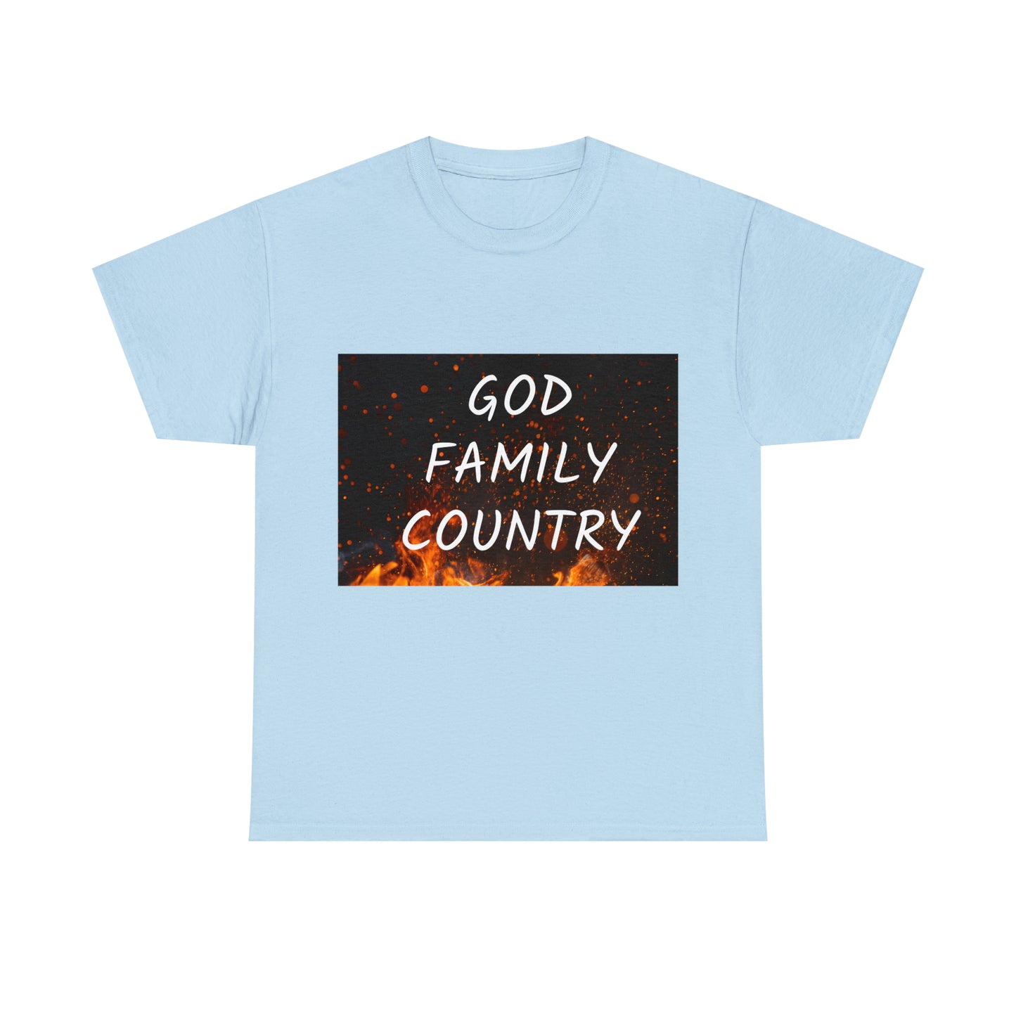 GOD, FAMILY, COUNTRY unisex t-shirt