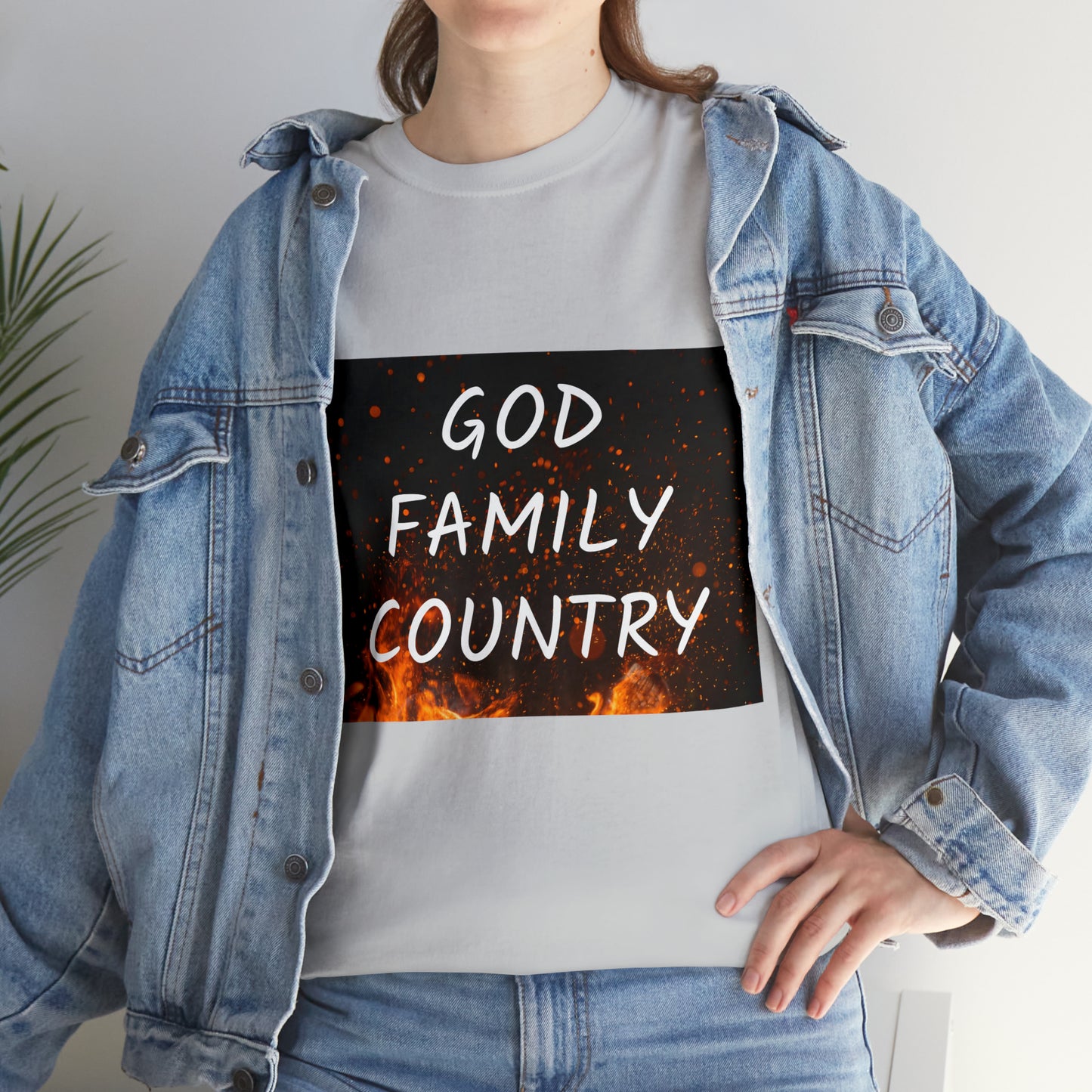 GOD, FAMILY, COUNTRY unisex t-shirt