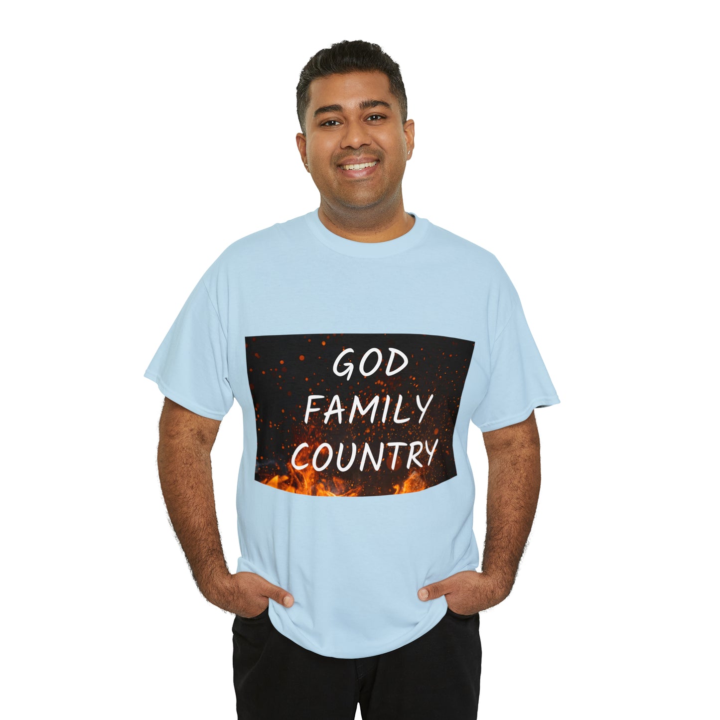 GOD, FAMILY, COUNTRY unisex t-shirt