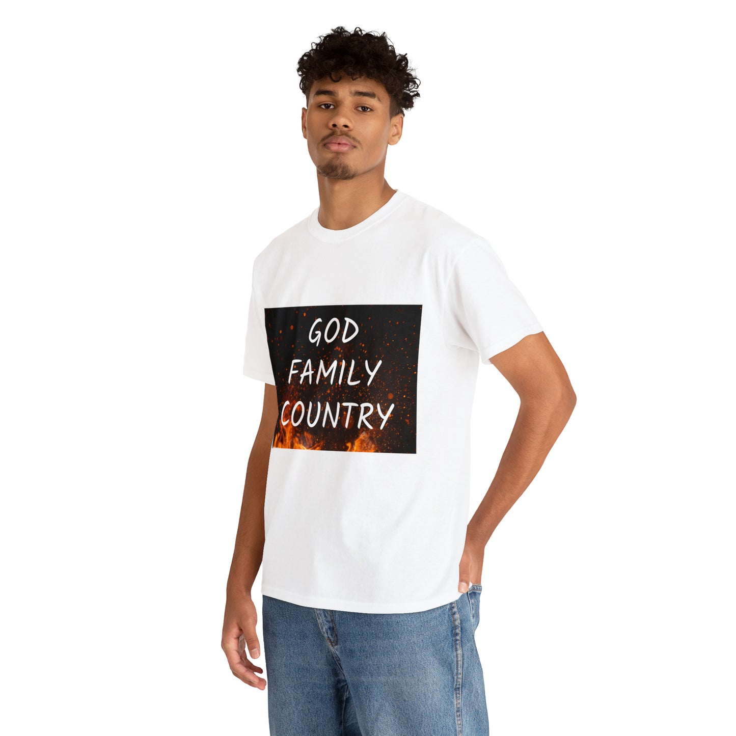 GOD, FAMILY, COUNTRY unisex t-shirt