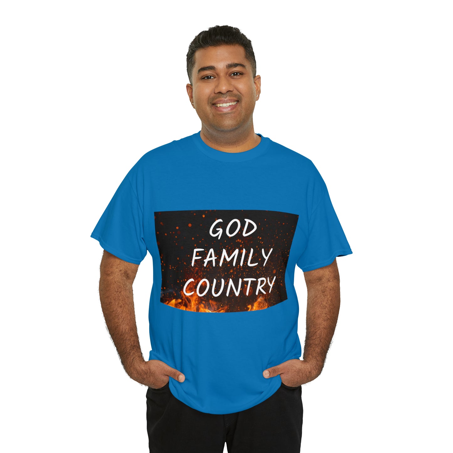 GOD, FAMILY, COUNTRY unisex t-shirt