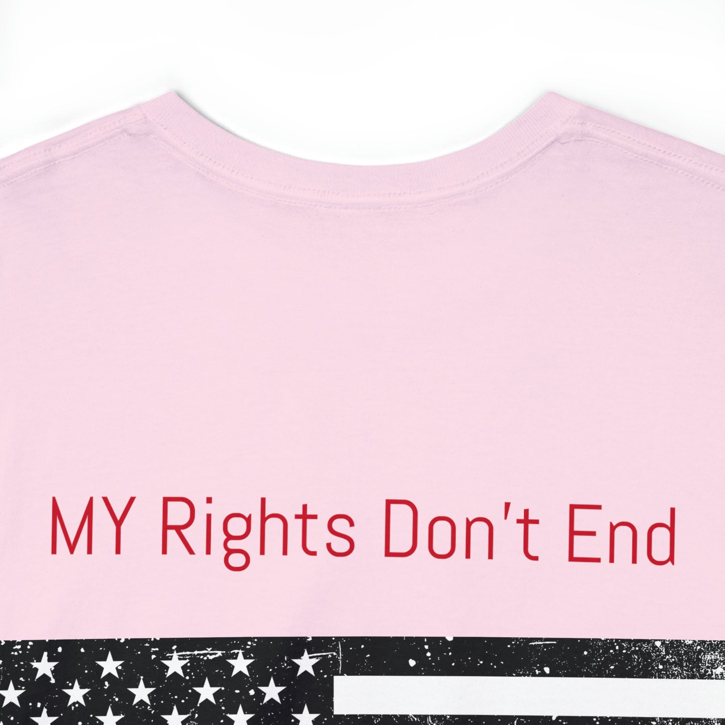 My Rights Don't End Where Your Feelings Begin Unisex Heavy Cotton Tee